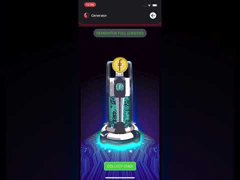 Flairr mobile app reward collection screen